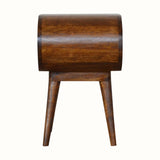 Bokel Home Bedside Tables Laurie Open Bedside Table - Chestnut