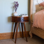 Bokel Home Bedside Tables Lauro Bedside Table - Chestnut