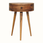 Bokel Home Bedside Tables Lauro Semi Circle Bedside Table - Natural