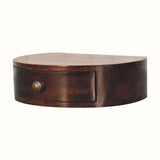 Bokel Home Bedside Tables Lauro Wall Mounted Bedside Table - California Walnut
