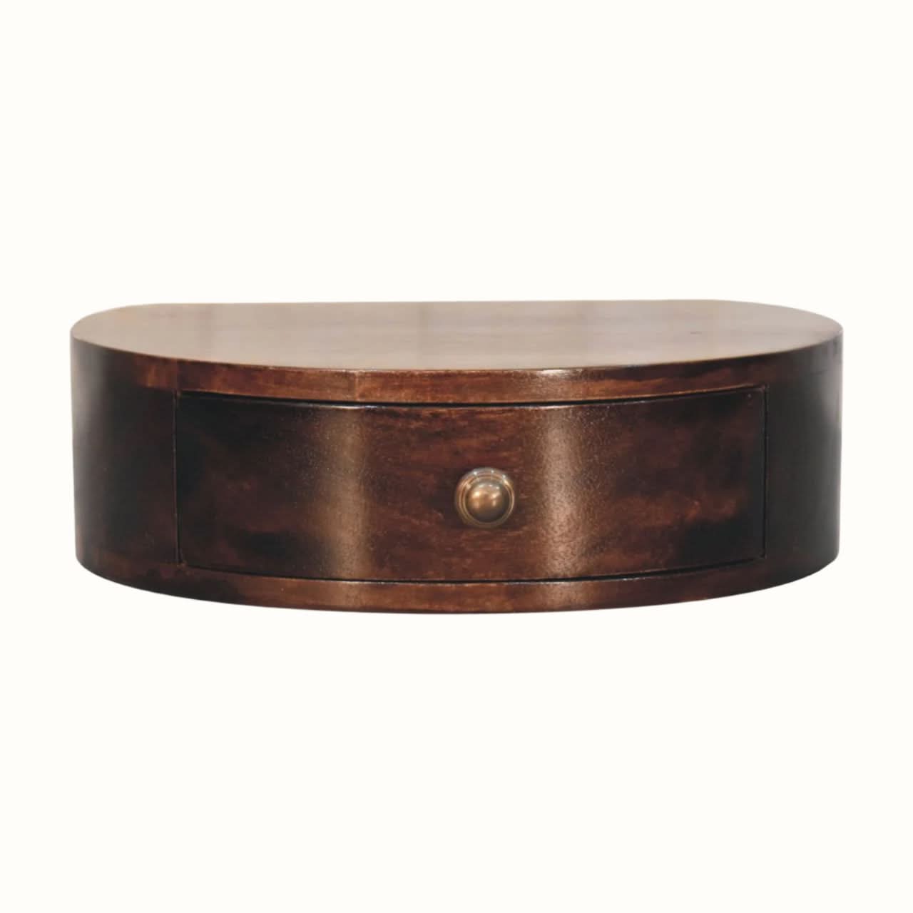 Bokel Home Bedside Tables Lauro Wall Mounted Bedside Table - California Walnut