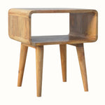 Bokel Home Bedside Tables Leckie Bedside Table, Medium - Natural