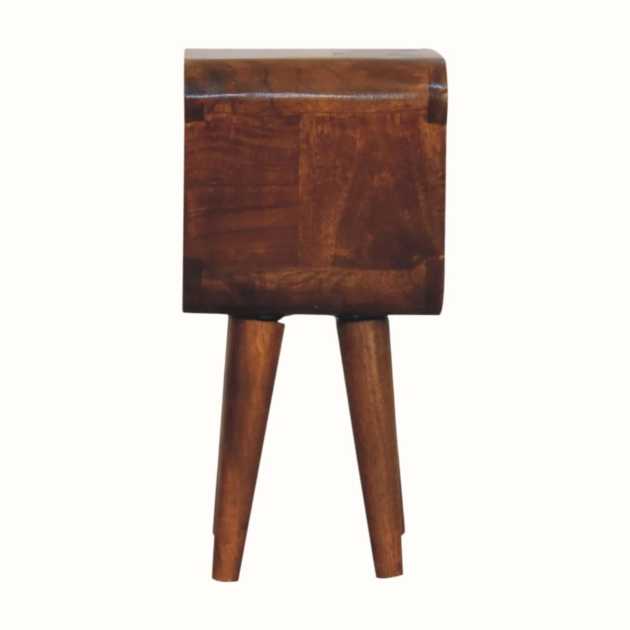 Bokel Home Bedside Tables Leckie Bedside Table, Mini - Chestnut