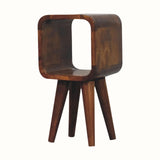 Bokel Home Bedside Tables Leckie Bedside Table, Mini - Chestnut