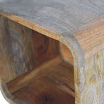 Bokel Home Bedside Tables Leckie Wall-Mounted Bedside Table, Small - Natural