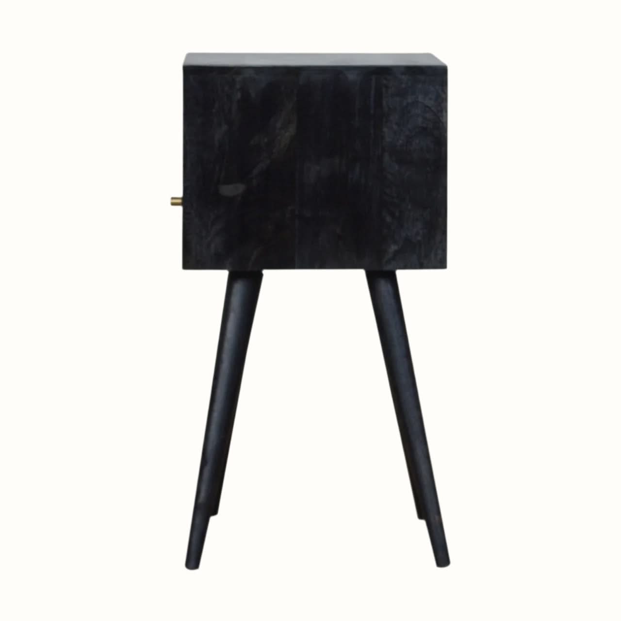 Bokel Home Bedside Tables Littler Bedside Table, Small - Ash Black