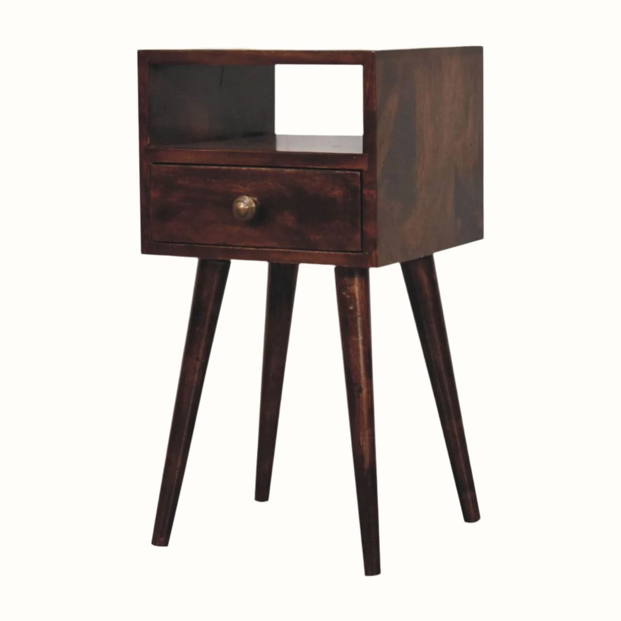 Bokel Home Bedside Tables Littler Bedside Table, Small - California Walnut
