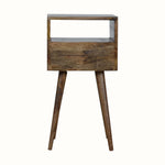 Bokel Home Bedside Tables Littler Bedside Table, Small - Grey Wash