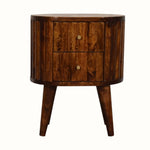 Bokel Home Bedside Tables Mellen Bedside Table - Chestnut