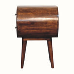 Bokel Home Bedside Tables Merrill 2 Drawer Bedside Table, Large - Chestnut