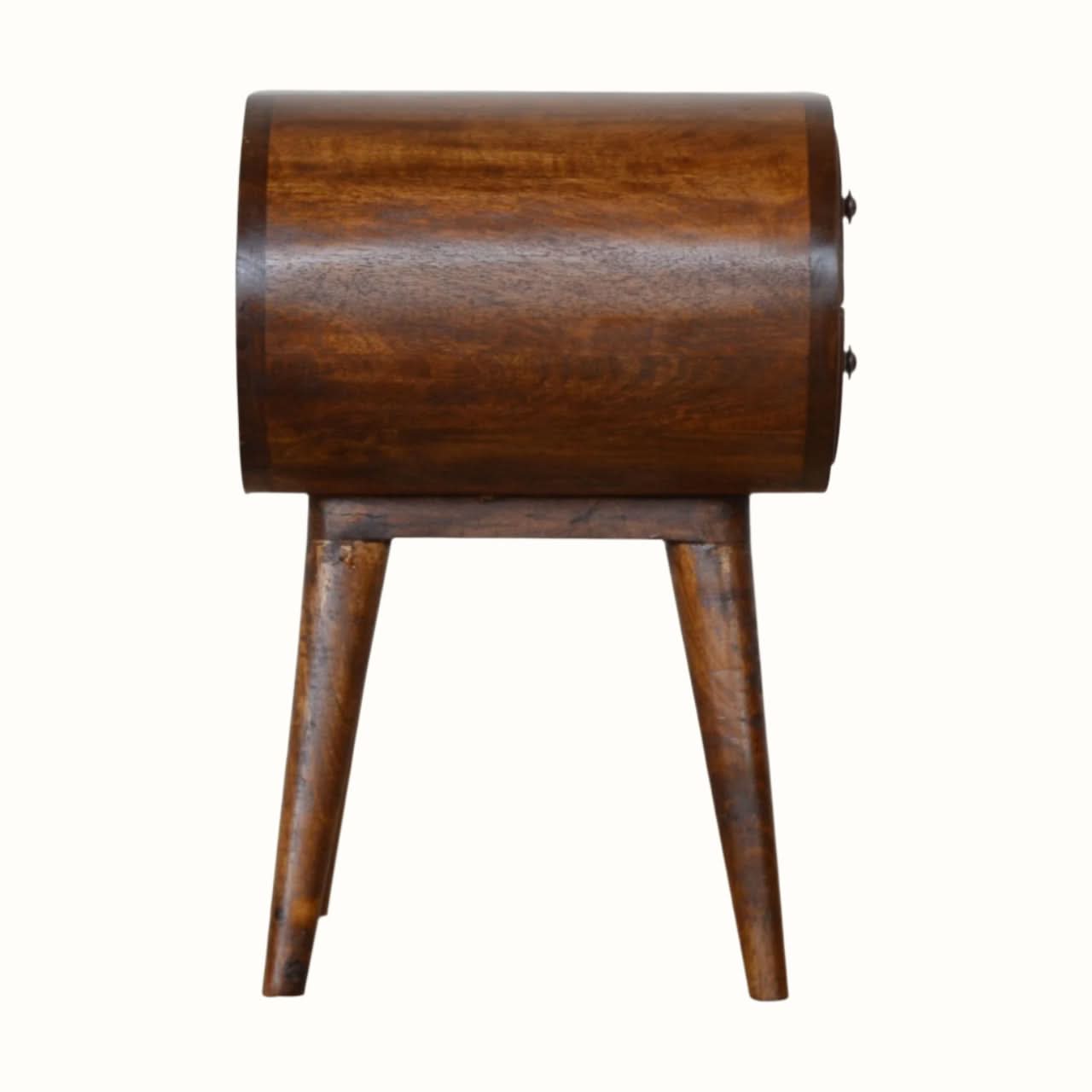Bokel Home Bedside Tables Merrill 2 Drawer Bedside Table, Medium - Chestnut