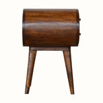 Bokel Home Bedside Tables Merrill 2 Drawer Bedside Table, Medium - Chestnut