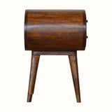 Bokel Home Bedside Tables Merrill 2 Drawer Bedside Table, Medium - Chestnut