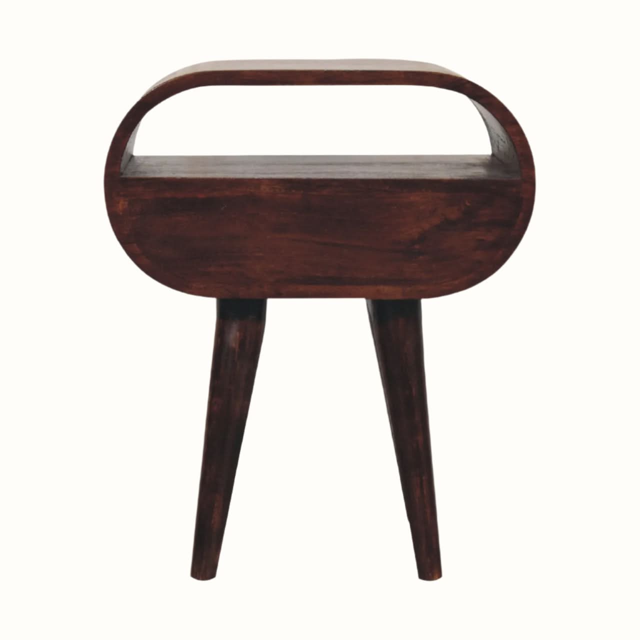 Bokel Home Bedside Tables Merrill Open Bedside Table - Light Walnut