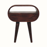 Bokel Home Bedside Tables Merrill Open Bedside Table - Light Walnut