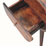 Bokel Home Bedside Tables Merrill Open Bedside Table - Light Walnut