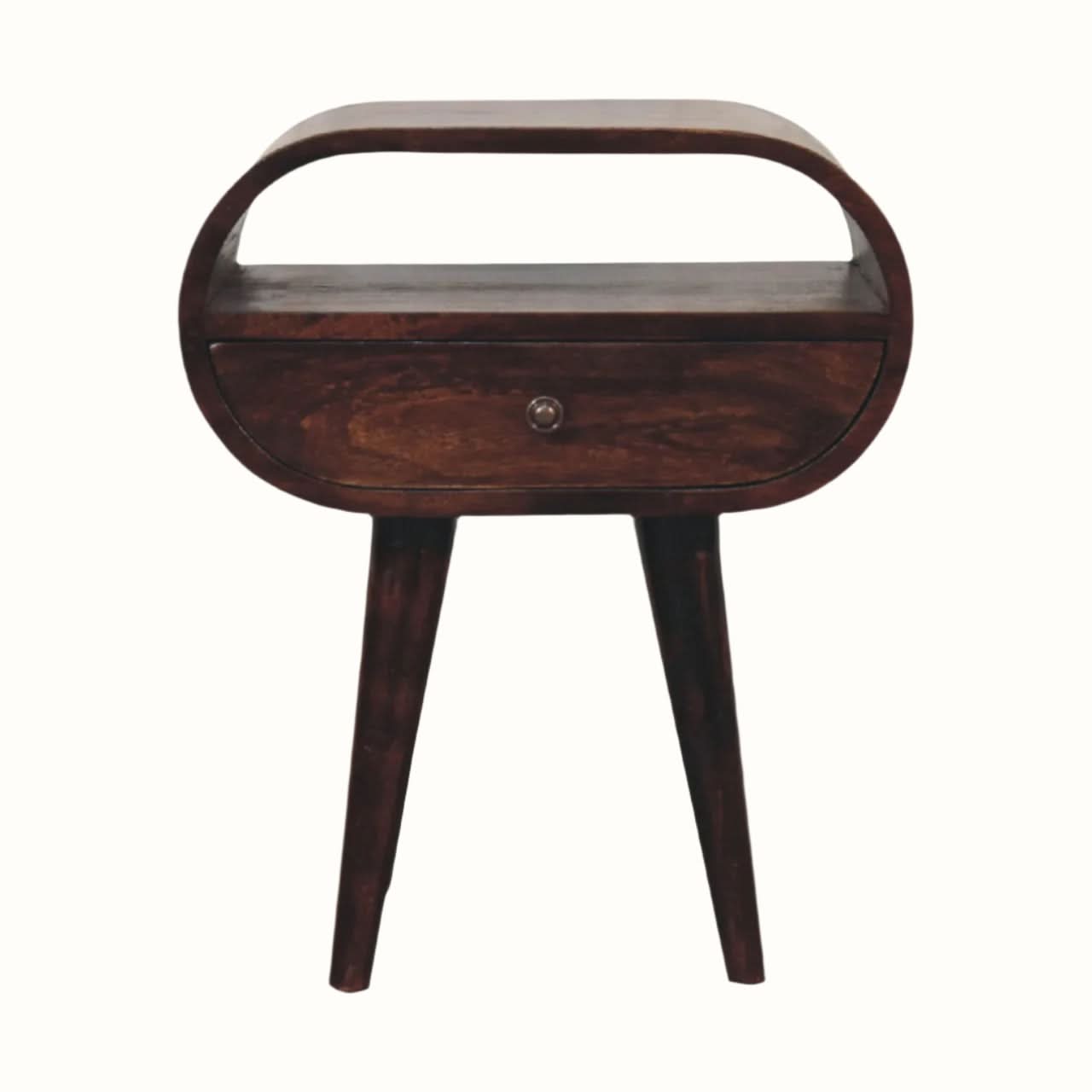 Bokel Home Bedside Tables Merrill Open Bedside Table - Light Walnut