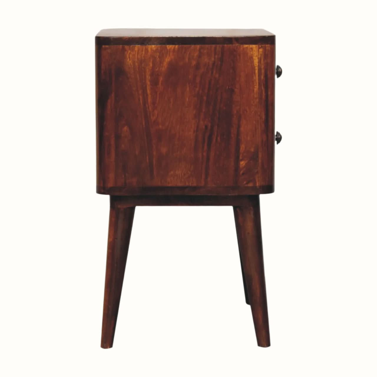 Bokel Home Bedside Tables Mintz Bedside Table - Chestnut