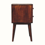 Bokel Home Bedside Tables Mintz Bedside Table - Chestnut