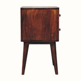 Bokel Home Bedside Tables Mintz Bedside Table - Chestnut