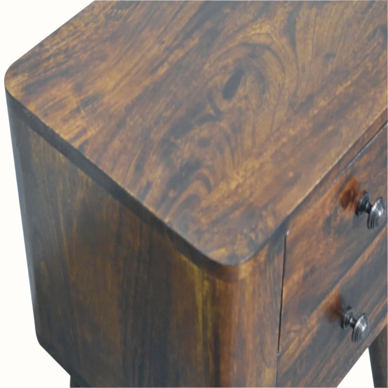 Bokel Home Bedside Tables Mintz Bedside Table - Chestnut