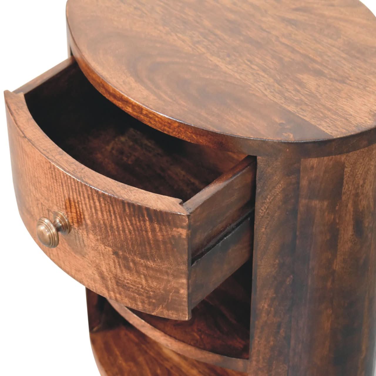 Bokel Home Bedside Tables Molina Open Bedside Table - California Walnut
