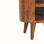 Bokel Home Bedside Tables Molina Open Bedside Table - Chestnut