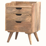 Bokel Home Bedside Tables Nordell Bedside Table, Medium - Natural