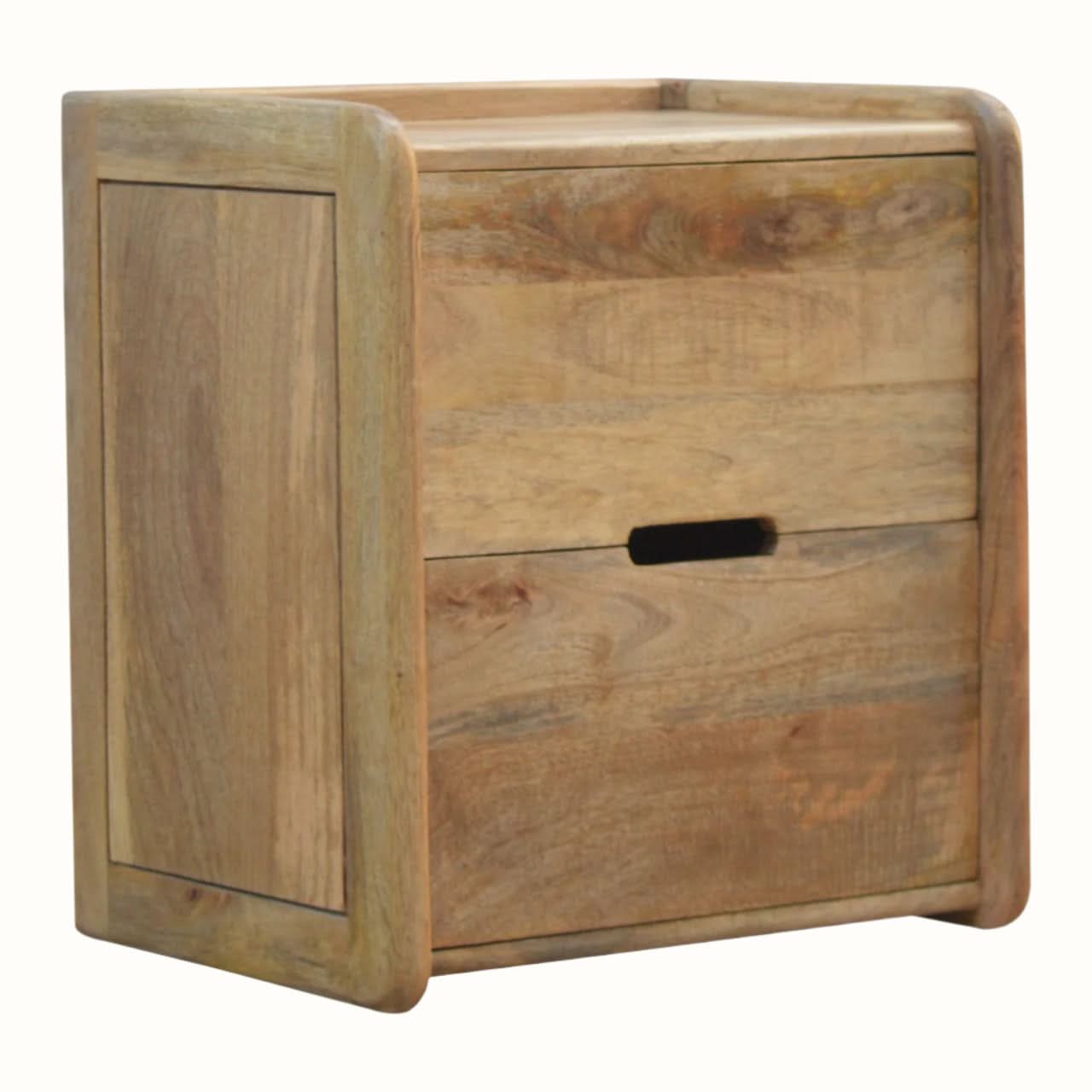 Bokel Home Bedside Tables Nordell Cube Bedside Table - Natural