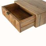 Bokel Home Bedside Tables Prism Wall Mounted Bedside Table - Natural