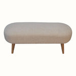 Bokel Home Bench Boren Cream Boucle Bench
