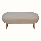 Bokel Home Bench Boren Cream Boucle Bench