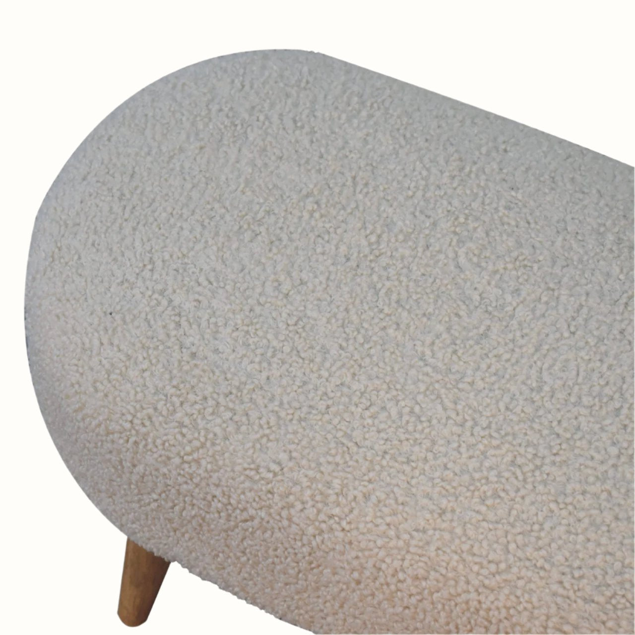 Bokel Home Bench Boren Cream Boucle Bench