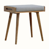 Bokel Home Bench Keene Bench - Grey Tweed/Natural