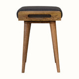 Bokel Home Bench Keene Bench - Pewter Tweed/Natural