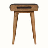 Bokel Home Bench Keene Bench - Stone Grey Velvet/Natural