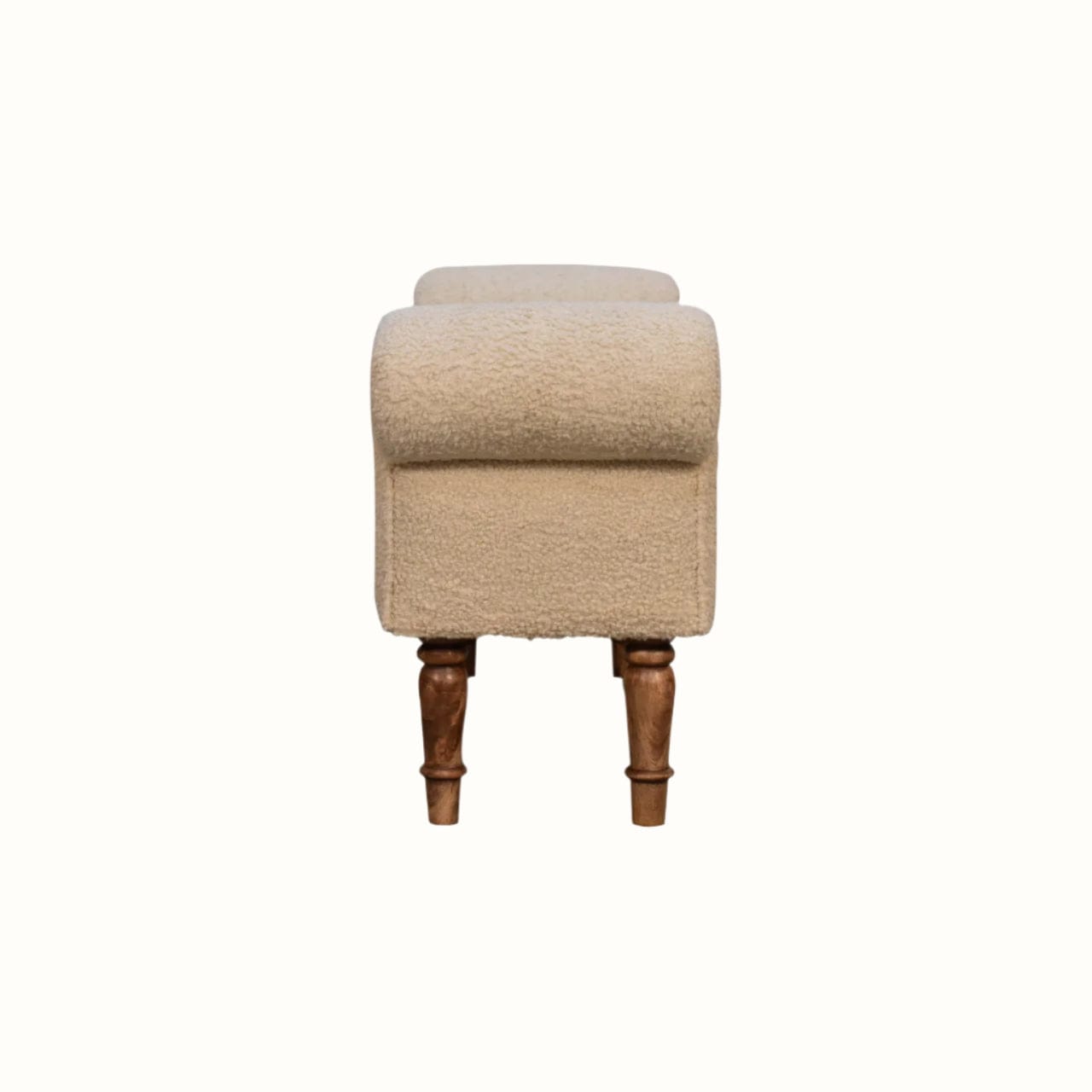 Bokel Home Bench Mineo Boucle Bench - Cream/Natural