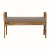 Bokel Home Bench Seeley Cane Bench - Natural Linen/Natural