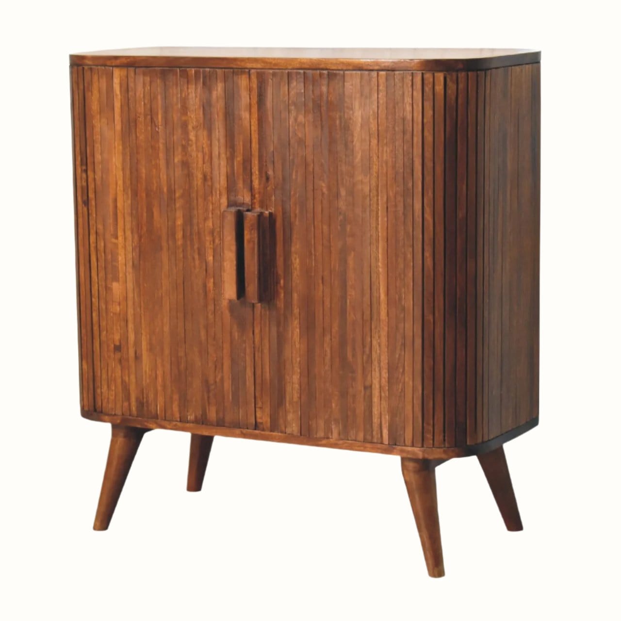 Bokel Home Cabinets & Sideboards Boren Cabinet with Chunky Handles, Medium - Chestnut