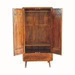 Bokel Home Cabinets & Sideboards Hamade Wardrobe - Chestnut