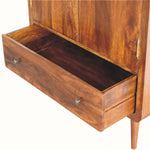Bokel Home Cabinets & Sideboards Hamade Wardrobe - Chestnut