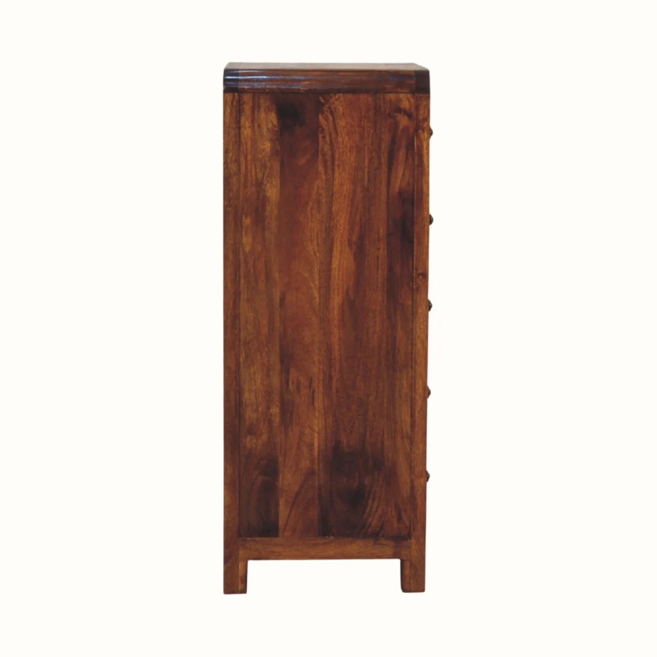 Bokel Home Chest of Drawers Arellano Tallboy - Chestnut