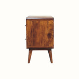 Bokel Home Chest of Drawers Hamade Chest of 2 Drawers - Chestnut