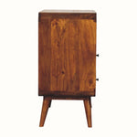 Bokel Home Chest of Drawers Hamade Open Chest of 2 Drawers, Mini - Chestnut