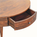 Bokel Home Coffee Tables Fernald Circular Coffee Table - Chestnut