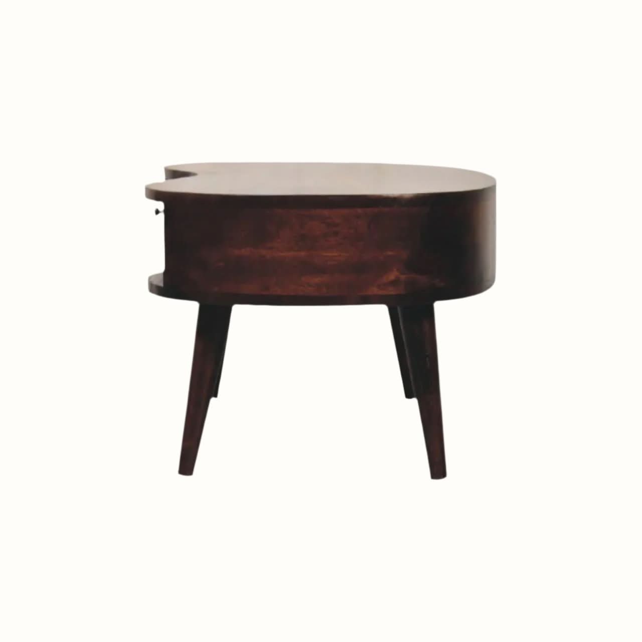Bokel Home Coffee Tables Haft Coffee Table, Medium - Light Walnut
