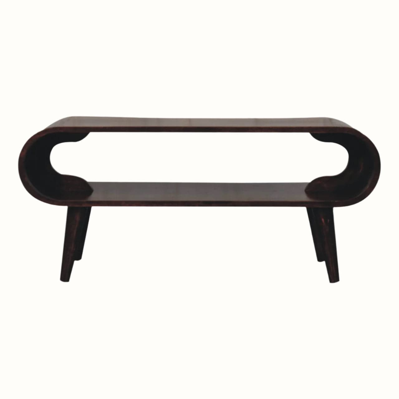 Bokel Home Coffee Tables Laurie Open Coffee Table, Medium - California Walnut