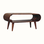 Bokel Home Coffee Tables Laurie Open Coffee Table, Medium - Honey Caramel