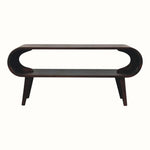 Bokel Home Coffee Tables Laurie Open Coffee Table, Medium - Light Walnut