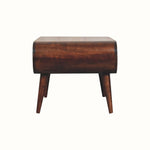 Bokel Home Coffee Tables Laurie Open Coffee Table, Small - California Walnut